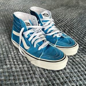 Vans Sk8 Hi Shoes W8.5 Blue